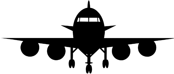 Space shuttle coming in for landing vinyl sticker. Customize on line.     Aeroplanes And Space Travel 002-0078  